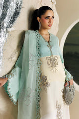 Maria B | 3 Piece Unstitched Embroidered | SR-01-07-Crystal Mint