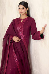 Faiza Saqlain | Reina Formals | Fuchsia Glow