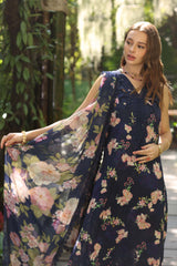 Noor by Saadia Asad | Eid Luxe Printedkari | D8-B