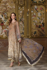Noor by Saadia Asad | Festive 25 | D2 - Beige