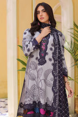 Charizma | Sheen Embroidered Linen Shawl | SHW4-05