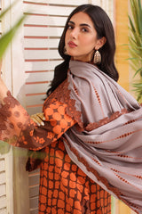 Charizma | Sheen Embroidered Linen Shawl | SHW4-08