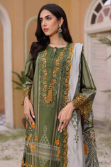 Charizma | Sheen Embroidered Linen Shawl | SHW4-07