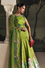 Maria B | 3 Piece Unstitched Embroidered | SR-01-06-Peridot Green