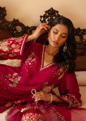 Sadaf Fawad Khan | Mehrma Wedding Formals | Wild Berry