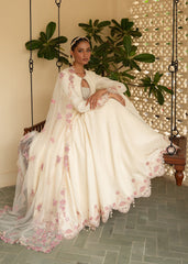 Sadaf Fawad Khan | Mehrma Wedding Formals | Peachy Cream