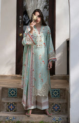 AJR Couture | Printakari Lawn 25 | Myrtle
