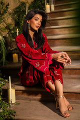 Sahar | Luxury Pret 25 | Crimson Majesty