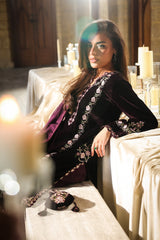 Sahar | Luxury Pret 25 | Aubergine Noir