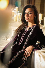 Sahar | Luxury Pret 25 | Aubergine Noir