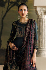 Maria B | 3 Piece Unstitched Embroidered | SR-01-05-Imperial Burgundy