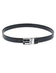 Black Texture Formal Belt