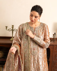 Mushq | Sunehri Lama Silk | Bakht