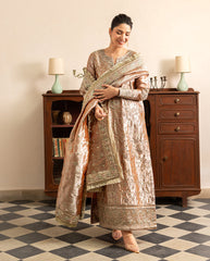 Mushq | Sunehri Lama Silk | Bakht