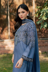 Batik | SOZNI 3PC EMBROIDERED | KARANDI PRET