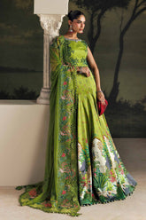Maria B | 3 Piece Unstitched Embroidered | SR-01-06-Peridot Green