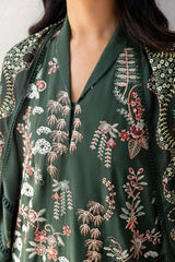 Cross Stitch | Cotton Satin 25 | GREEN ORNATE