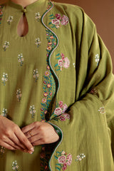 Cross Stitch | Winter Collection 24 | GREEN OASIS