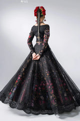 Maria B | Mbroidered Wedding Formals 26 | BD-3101-Obsidian Garden