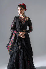Maria B | Mbroidered Wedding Formals 26 | BD-3101-Obsidian Garden