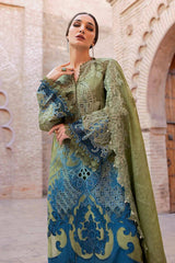 Maria B | Luxury Lawn 25 | D-2501-A | Zayan Clothing UK