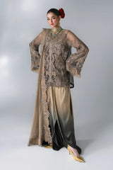 Maria B | Mbroidered Wedding Formals 26 | BD-3102-Antique Bronze
