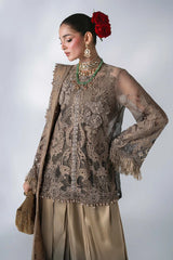 Maria B | Mbroidered Wedding Formals 26 | BD-3102-Antique Bronze