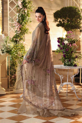 Maria b | Chiffon Formals 26 | MPC-26-102-Muted Mocha Brown