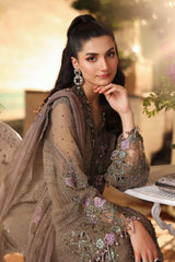 Maria b | Chiffon Formals 26 | MPC-26-102-Muted Mocha Brown