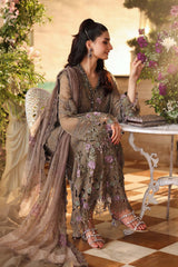 Maria b | Chiffon Formals 26 | MPC-26-102-Muted Mocha Brown