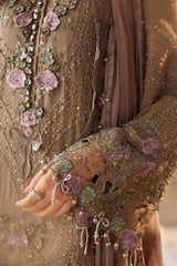 Maria b | Chiffon Formals 26 | MPC-26-102-Muted Mocha Brown