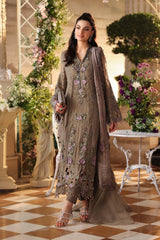 Maria b | Chiffon Formals 26 | MPC-26-102-Muted Mocha Brown