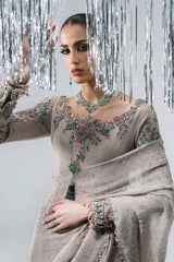 Maria B | Mbroidered Wedding Formals 26 | BD-3103-Moon Grey