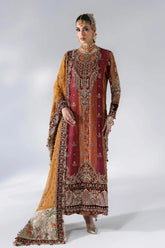 Maria B | Mbroidered Wedding Formals 26 | BD-3104-Maroon Crimson
