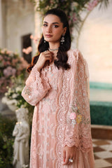 Maria b | Chiffon Formals 26 | MPC-26-104-Peach Pink