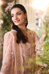 Maria b | Chiffon Formals 26 | MPC-26-104-Peach Pink