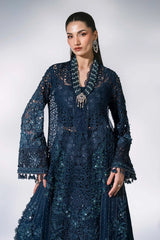 Maria B | Mbroidered Wedding Formals 26 | BD-3106-Peacock Blue