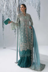 Maria B | Mbroidered Wedding Formals 26 | BD-3107-Sea Green