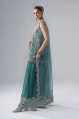 Maria B | Mbroidered Wedding Formals 26 | BD-3107-Sea Green