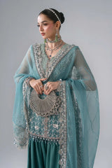 Maria B | Mbroidered Wedding Formals 26 | BD-3107-Sea Green