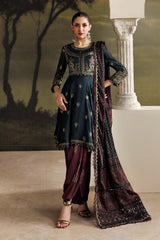 Maria B | 3 Piece Unstitched Embroidered | SR-01-05-Imperial Burgundy