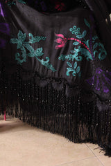 Maria B | 3 Piece Unstitched Embroidered | SR-01-08-Mid Night Noir