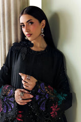 Maria B | 3 Piece Unstitched Embroidered | SR-01-08-Mid Night Noir