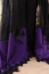 Maria B | 3 Piece Unstitched Embroidered | SR-01-08-Mid Night Noir