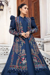 Maria B | Linen 23 | Navy Blue DL-1109