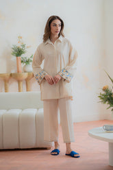 Sahar | Pret Essentials Winter 25 | Ivory Gleam
