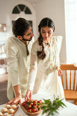 Qalamkar | Luxury Lawn Eid Edit | SB-10 Nadia