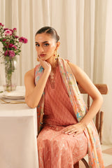 Sahar | Festive Edit | Peach Blossom