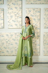 Wahaj M Khan | Lra Eid Collection 26 | Pista Embroidered Lyra Set