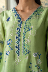 Wahaj M Khan | Lra Eid Collection 26 | Pista Embroidered Lyra Set